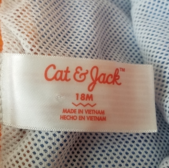 Cat & Jack Color Block Swim Trunks Bathing Suit 18m - Picture 3 of 4